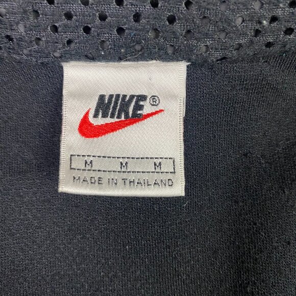 Vintage 90s Nike Storm Fit Running Jacket Mens Medium Weather Blue Orange Vented - Picture 11 of 15